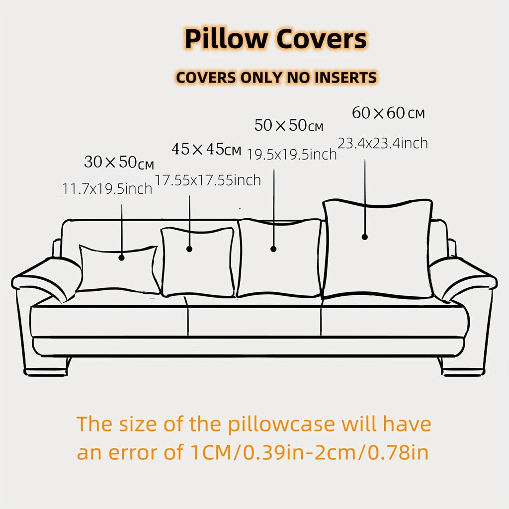 Capa de Almofada de Sofá de Pelúcia Granular Chenille 1 peça, Enchimento da Almofada Não Incluído, Capa de Almofada de Sofá Estilo Fazenda Moderna para Decoração de Casa, Fronha de Almofada de Sofá-cama com Design Versátil Minimalista Moderno, Material Chenille Adequado para Sofá-cama, Quarto