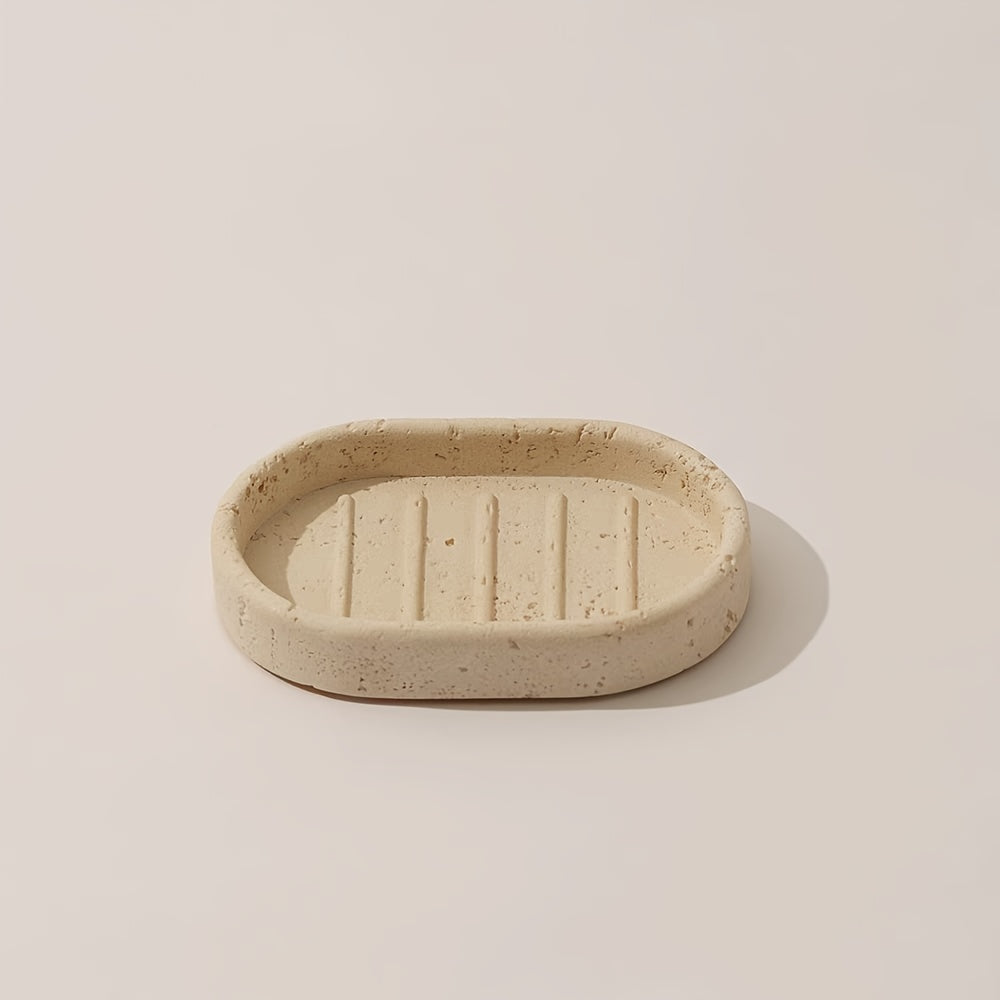 1 Peça Acessórios para Banheiro em Resina, Dispensador de Sabonete e Loção, Porta-Escova de Dentes, Copo para Banheiro, Bandeja de Penteadeira, Bandejas para Banheiro, Saboneteira, Organizador de Banheiro, Acessórios para Banheiro em Material Imitação de Pedra, Decorações para Banheiro, Presente de