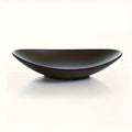Um Elegante Porta-Joias e Porta-Chaves Oval Preto, uma Caixa de Armazenamento em Melamina Fashion, Perfeita para Anéis, Chaves e Ornamentos, Ideal para Várias Festas. (Não Adequado para Contacto com Alimentos)