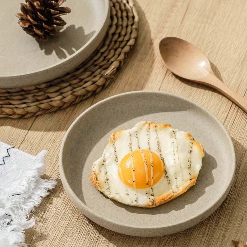 Prato de Jantar de Cerâmica 1 peça para Casa, Sala de Estar, Sala de Jantar, Louça de Cozinha, Prato de Lanche, Tigela de Doces, Dim Sum, Tigela de Salada, Prato de Armazenamento para Bolo, Prato de Frutas, Prato de Jantar para Cereais, Legumes, Carne, Pão, para Casa, Reuniões, Restaurantes