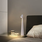 Lâmpada de mesa simples e criativa com LED, com três níveis de intensidade de toque, carregamento USB conveniente para transportar, adequada para estudo/sala de estar/quarto/bar/café/terraço.