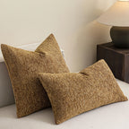 Capa de Almofada de Sofá de Pelúcia Granular Chenille 1 peça, Enchimento da Almofada Não Incluído, Capa de Almofada de Sofá Estilo Fazenda Moderna para Decoração de Casa, Fronha de Almofada de Sofá-cama com Design Versátil Minimalista Moderno, Material Chenille Adequado para Sofá-cama, Quarto
