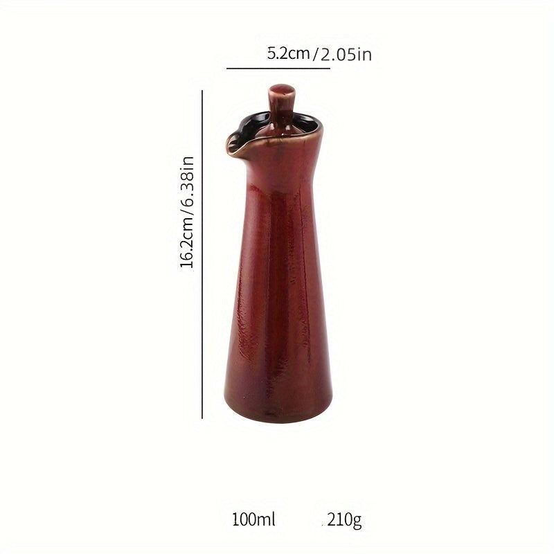 1/2 peças, Dispensador de Óleo Cerâmico Japonês, Frasco de Molho de Soja, Frasco de Vinagre, Garrafa de Azeite, Frasco de Temperos Criativo, Utensílios de Cozinha Acessórios de Cozinha