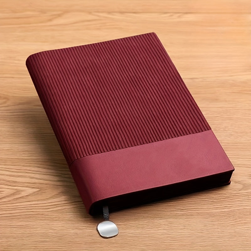 Um Caderno A5 Costurado Personalizável com um Design Elegante, Perfeito para Anotações de Negócios e Criativas