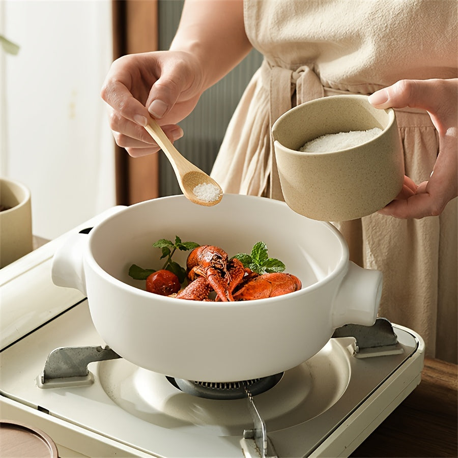 Pote de Especiarias de Cerâmica Grossa Estilo Japonês, Recipiente para Condimentos para Cozinha e Sala de Jantar, Frasco de Armazenamento de Sal e Açúcar, Mini Frasco de Especiarias com Colher, Adequado para Cozinha, Restaurante, Etc.