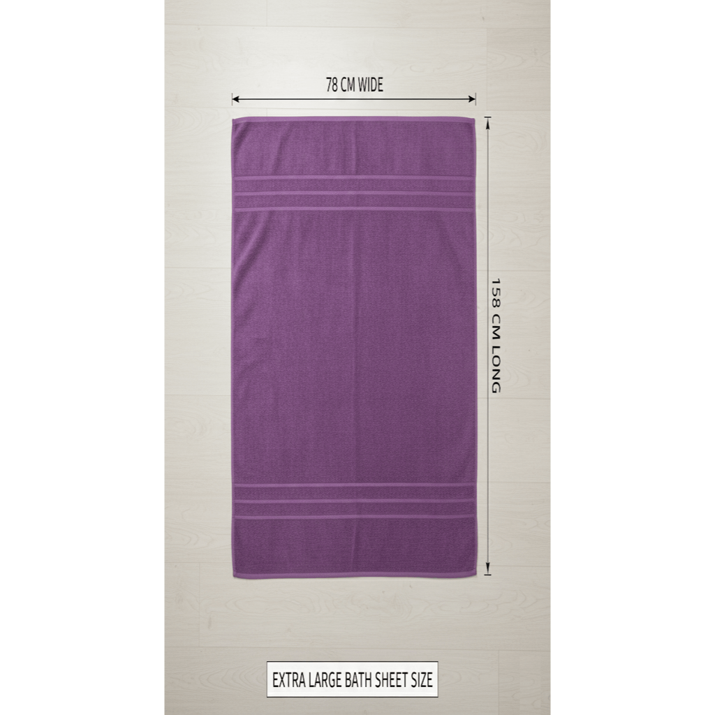 4 Peças Toalhas de Banho JUMBO | 78x158cm EXTRA GRANDE 500 GSM 100% Algodão | Super Absorventes, Secagem Rápida, Toalhas Grandes para Banheiro e Academia