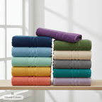 4 Peças Toalhas de Banho JUMBO | 78x158cm EXTRA GRANDE 500 GSM 100% Algodão | Super Absorventes, Secagem Rápida, Toalhas Grandes para Banheiro e Academia