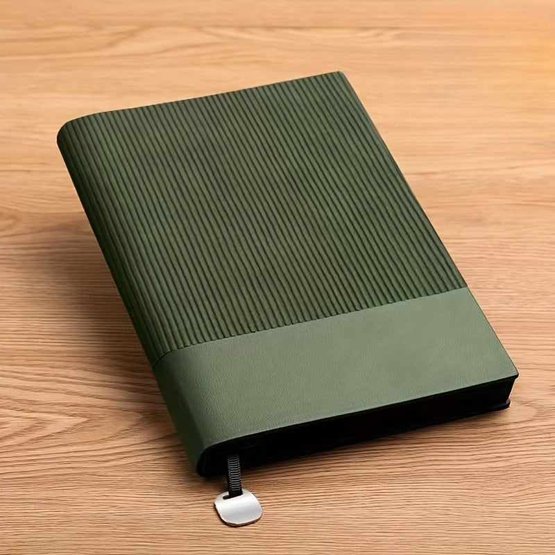 Um Caderno A5 Costurado Personalizável com um Design Elegante, Perfeito para Anotações de Negócios e Criativas
