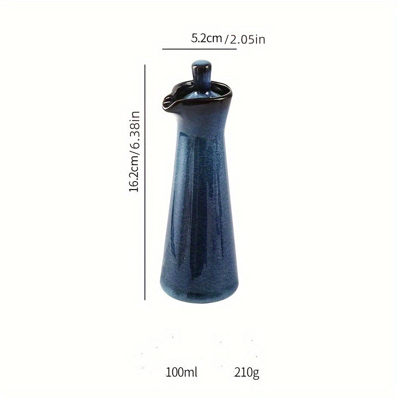 1/2 peças, Dispensador de Óleo Cerâmico Japonês, Frasco de Molho de Soja, Frasco de Vinagre, Garrafa de Azeite, Frasco de Temperos Criativo, Utensílios de Cozinha Acessórios de Cozinha