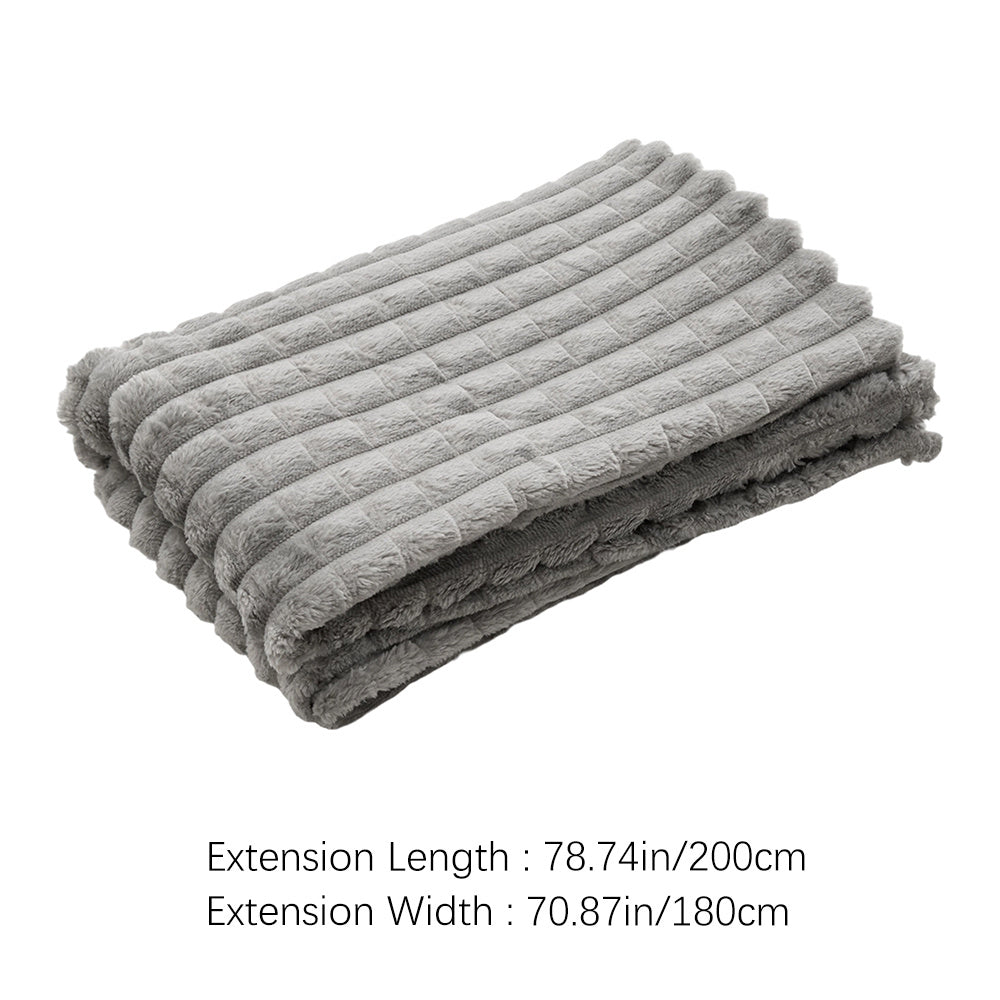 1 manta de chão de flanela polar ultra macia, padrão axadrezado de cor sólida, manta de cama quente e aconchegante, manta de sofá leve para todas as estações, manta de sesta para sala de estar, quarto, sofá, escritório, campismo, viagens, decoração de casa, os melhores presentes para aniversário e Dia dos Namorados, tamanho individual/casal/king/super king