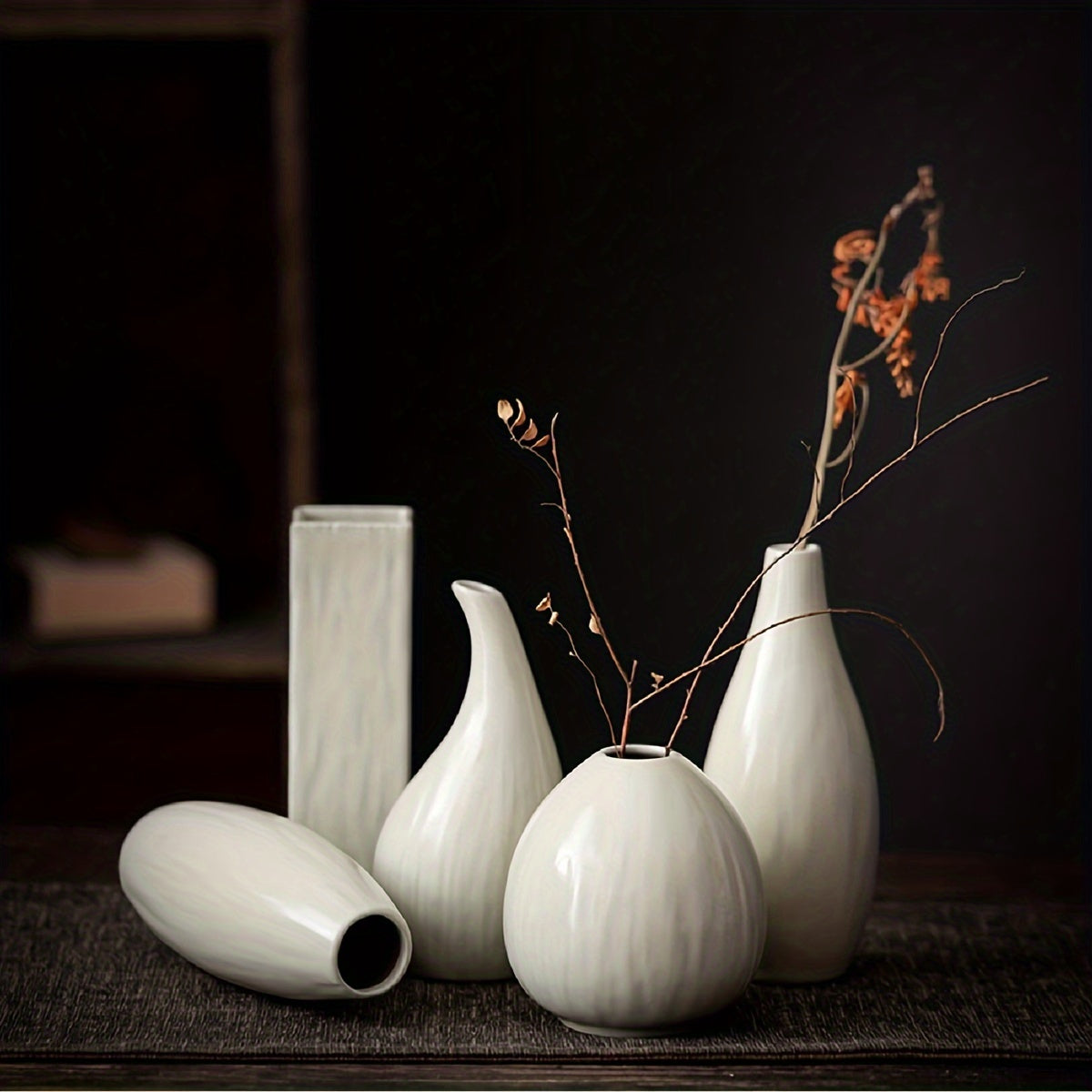 Minimal Ceramic Vase Set