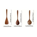 Conjunto de 3/5 Colheres de Madeira para Cozinha com Espátula para Wok, Utensílios de Cozinha em Teca Natural - Espátula, Escumadeira e Conjunto de Conchas, Ideal para o Natal, Perfeito para o Dia de Ação de Graças