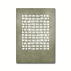1 Peça de Arte de Parede Japandi Verde Sálvia com Pontos - Pôster Vertical Minimalista Moderno Escandinavo, Textura Natural Pintada à Mão, Pontos Verdes, Ideal para Sala, Quarto, Escritório - Decoração Boho em Tons Terrosos, Sem Moldura Necessária