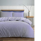 Elegant Striped Microfiber Bedding Set