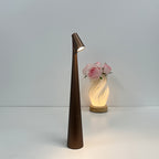 Lâmpada de mesa simples e criativa com LED, com três níveis de intensidade de toque, carregamento USB conveniente para transportar, adequada para estudo/sala de estar/quarto/bar/café/terraço.