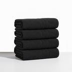 4 Peças Toalhas de Banho JUMBO | 78x158cm EXTRA GRANDE 500 GSM 100% Algodão | Super Absorventes, Secagem Rápida, Toalhas Grandes para Banheiro e Academia
