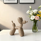 Figuras Colecionáveis, 1pc Cão Balão de Arenito Fantasia Ornamento de Resina - Estátua de Cão Balão de Arenito Artesanal, Design de Cão Balão, Adequado para Decoração de Casa Interna/Externa, Decoração de Feriados para Halloween, Natal, Páscoa, Ação de Graças - Não Precisa de Eletricidade, Sazonal