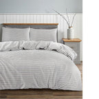 Elegant Striped Microfiber Bedding Set