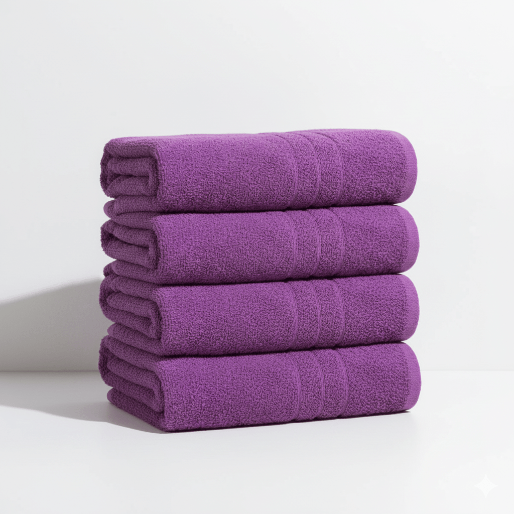 4 Peças Toalhas de Banho JUMBO | 78x158cm EXTRA GRANDE 500 GSM 100% Algodão | Super Absorventes, Secagem Rápida, Toalhas Grandes para Banheiro e Academia