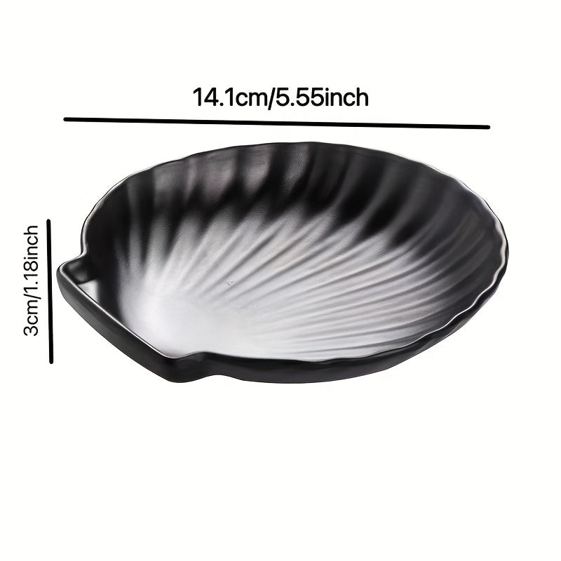 Um Elegante Porta-Joias e Porta-Chaves Oval Preto, uma Caixa de Armazenamento em Melamina Fashion, Perfeita para Anéis, Chaves e Ornamentos, Ideal para Várias Festas. (Não Adequado para Contacto com Alimentos)