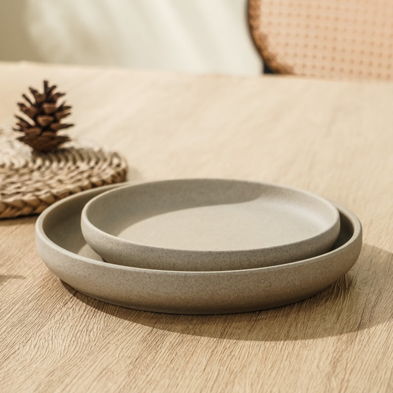 Prato de Jantar de Cerâmica 1 peça para Casa, Sala de Estar, Sala de Jantar, Louça de Cozinha, Prato de Lanche, Tigela de Doces, Dim Sum, Tigela de Salada, Prato de Armazenamento para Bolo, Prato de Frutas, Prato de Jantar para Cereais, Legumes, Carne, Pão, para Casa, Reuniões, Restaurantes
