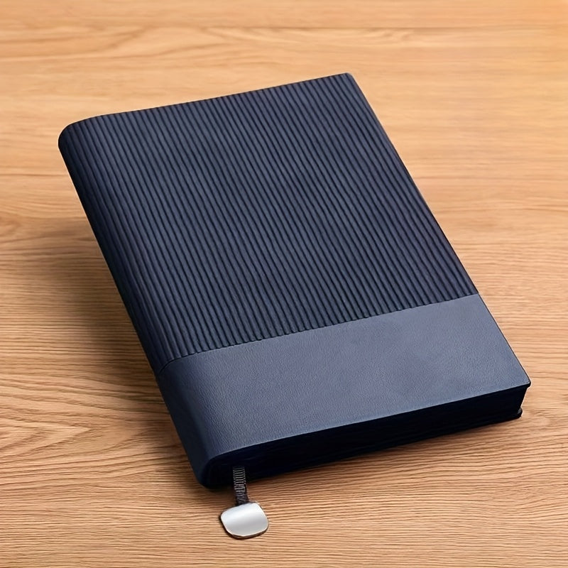 Um Caderno A5 Costurado Personalizável com um Design Elegante, Perfeito para Anotações de Negócios e Criativas