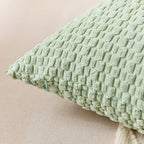Uma Fronha (Enchimento de Travesseiro Não Incluído), Toque de Pelúcia com Grão Bolha, Elegante, Confortável e Macia com Grão Texturizado para Uso Doméstico Diário. Adequada para Sofás, Camas, Salas de Jantar e Almofadas de Quarto. Uma Fronha Acessória para Casa e Cozinha para as Quatro Estações